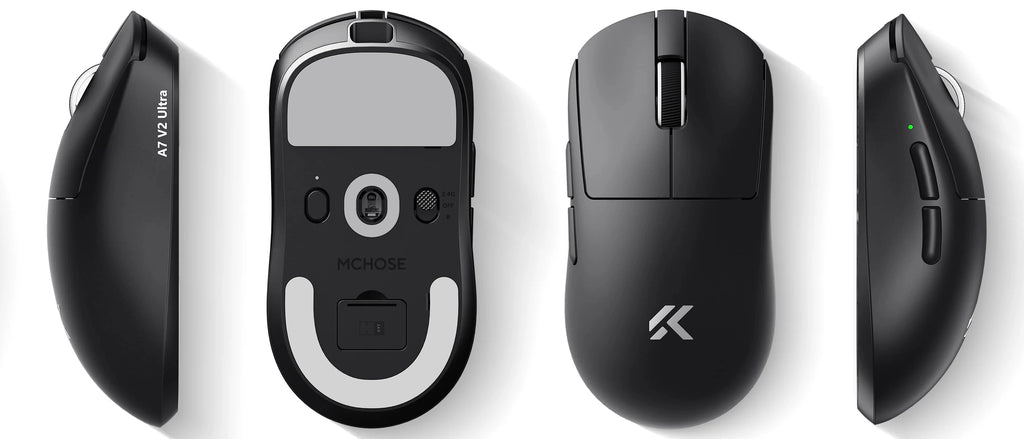 MCHOSE A7 V2 Ultra Plus | PAW3950 Sensor & Dual 8K Hz Polling Rate