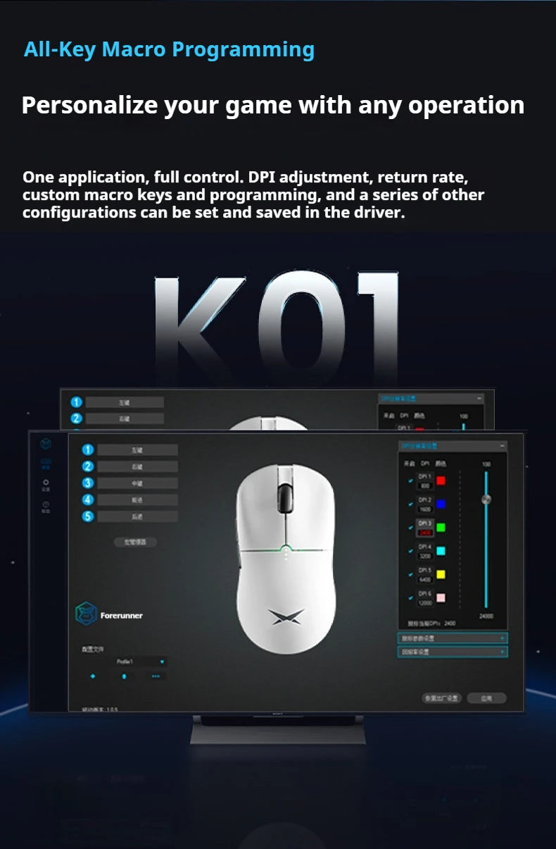 EWEADN K01 Wireless – Mouse Ultra-Light Series (3-Mode Connectivity)