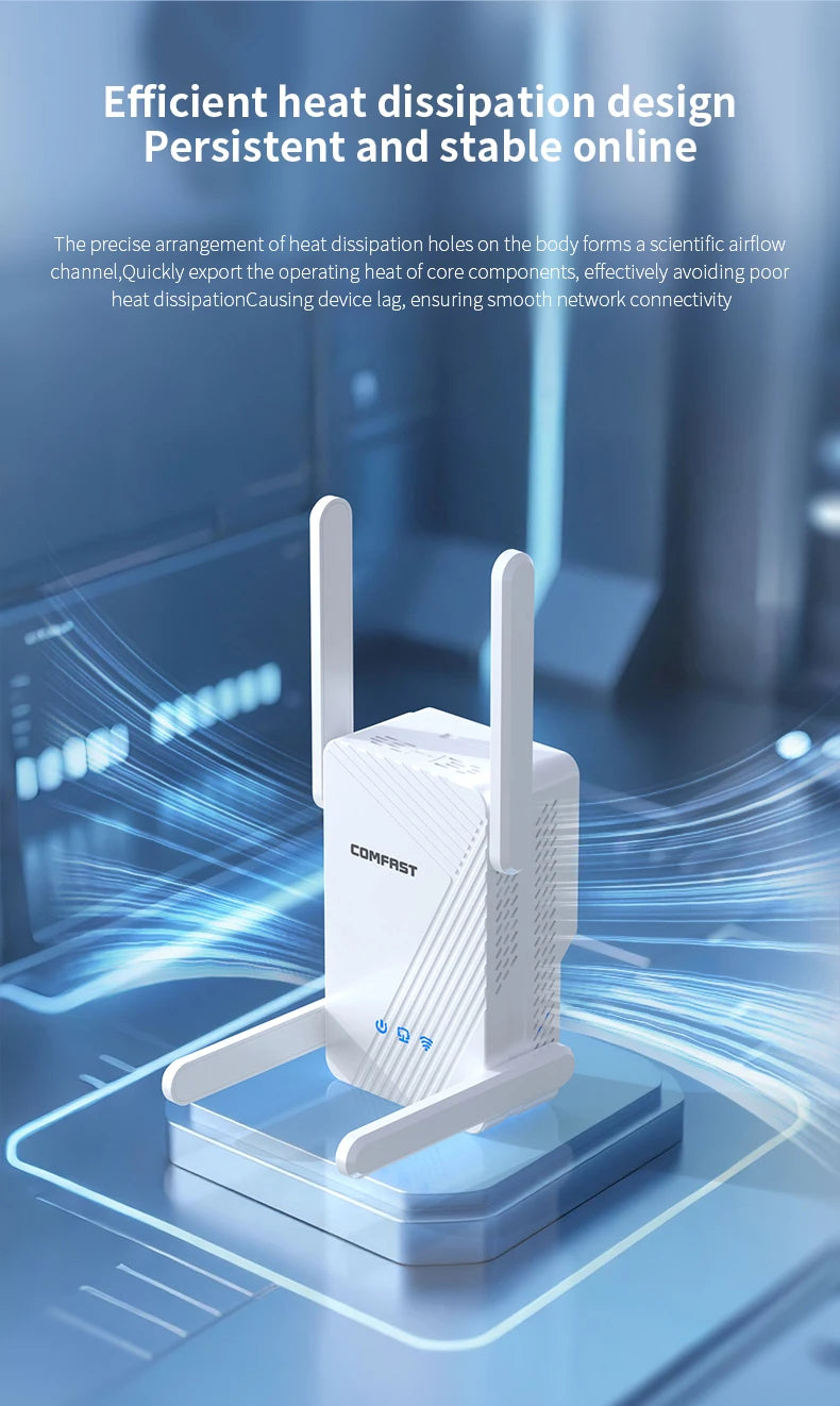 Comfast WiFi 7 Booster: 3600Mbps Ultra-Speed Range Extender