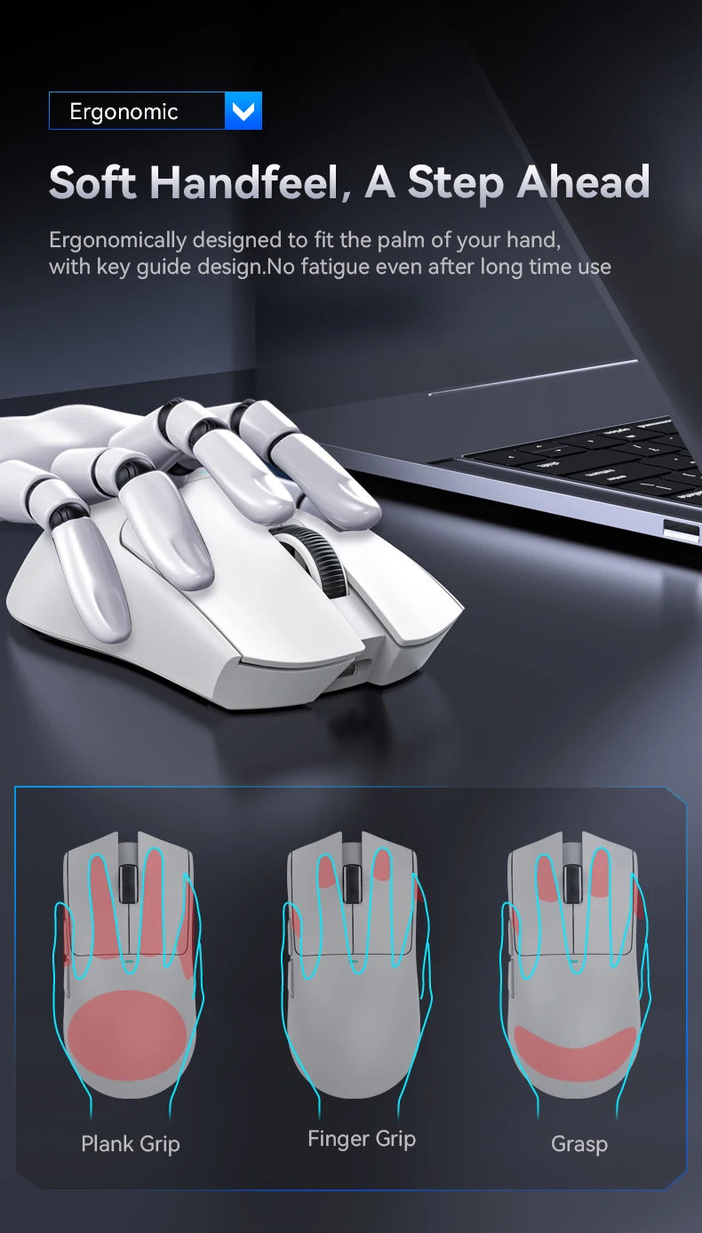 ATTACK SHARK X11SE Ultra-Light: 63g Wireless Gaming Mouse (22K DPI)