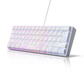 Ghost 60 Keyboard: Compact White RGB Edition