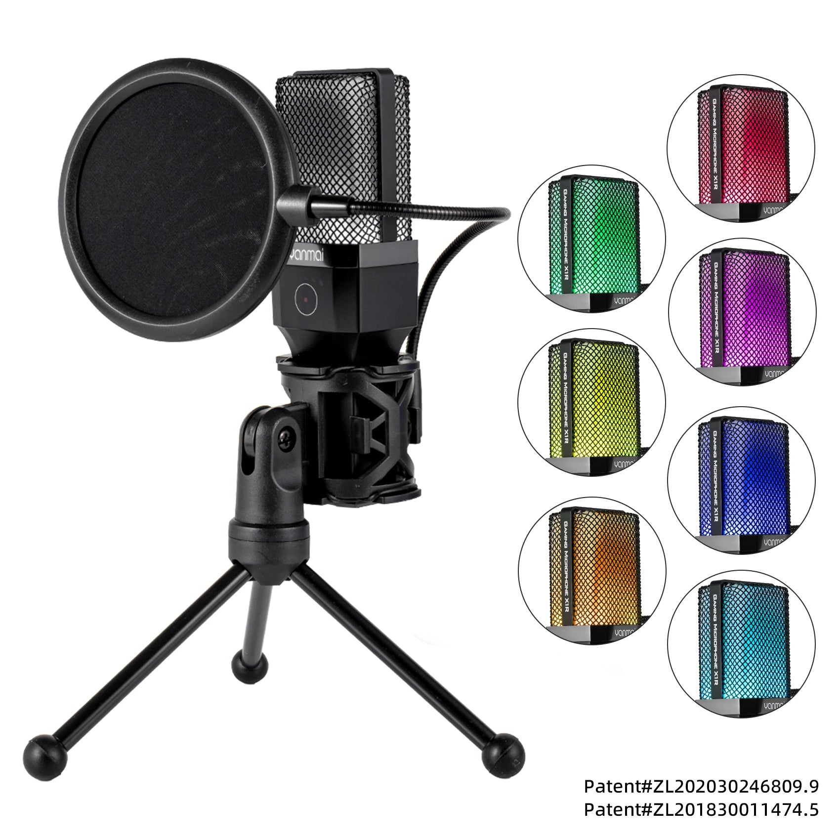 Microphone Titan USB: Professional RGB Streaming Kit