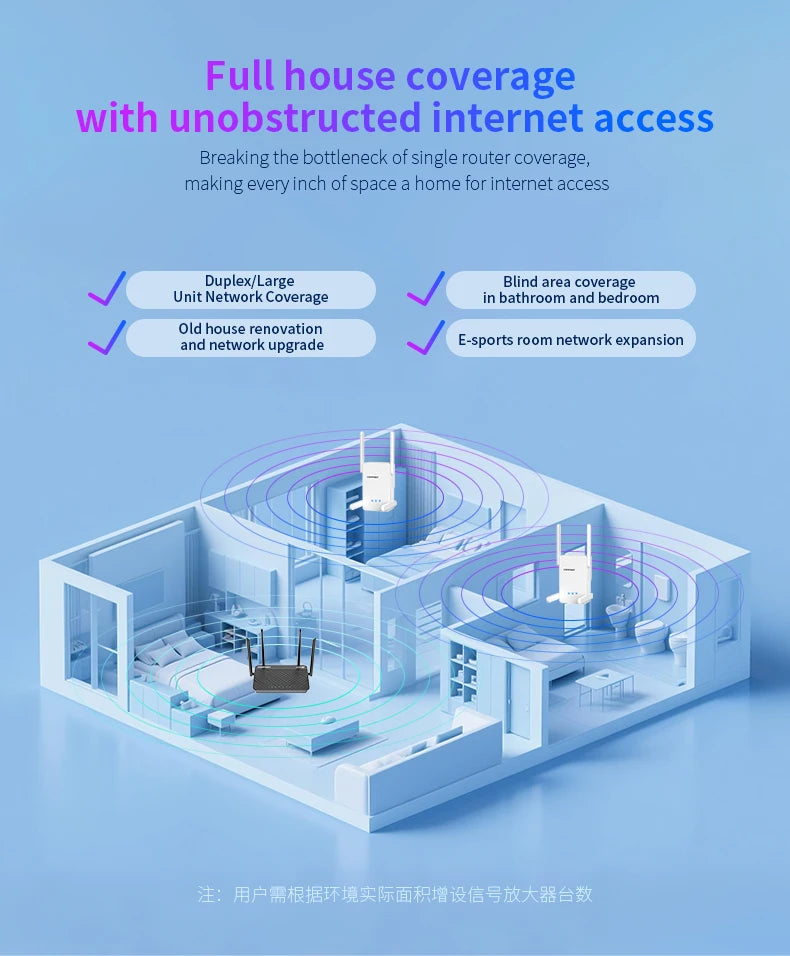 Comfast WiFi 7 Booster: 3600Mbps Ultra-Speed Range Extender