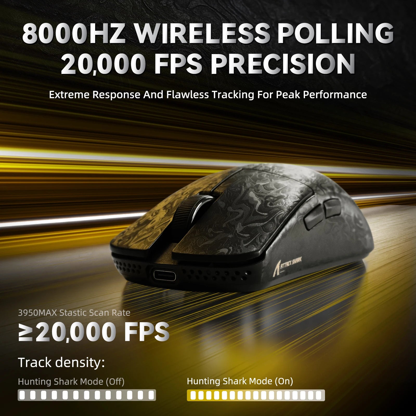 Attack Shark R11 Ultra: Carbon Fiber 8K Gaming Mouse