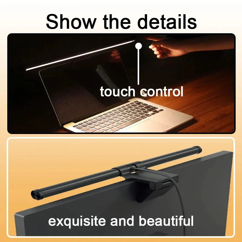 Lumina Pro: Dual-Source Monitor Light Bar with RGB Backlight