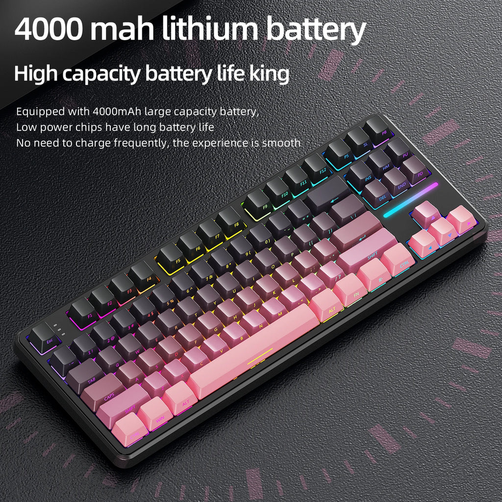 Attack Shark Keyboard X87: Tri-Mode Side-Lit Mechanical