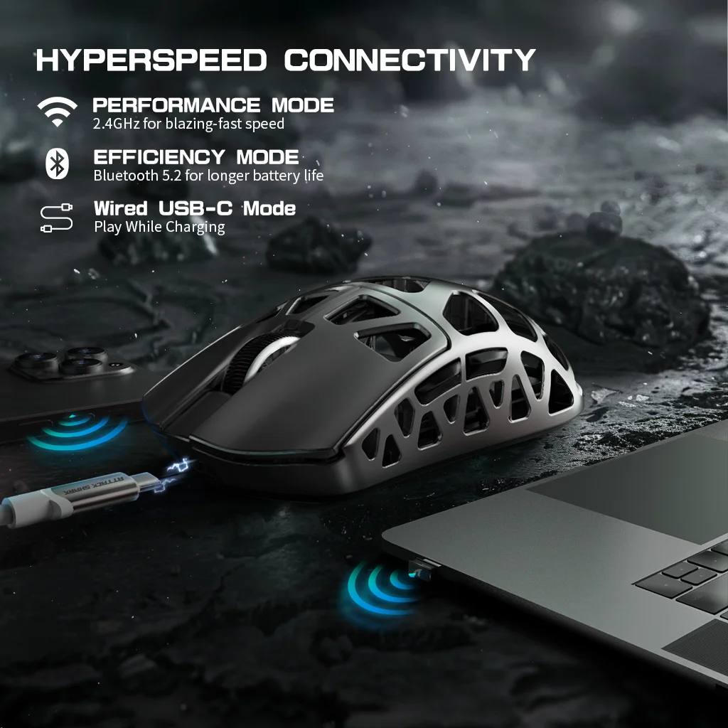 Attack Shark R3: Magnesium Series 8K Hz Wireless Mouse