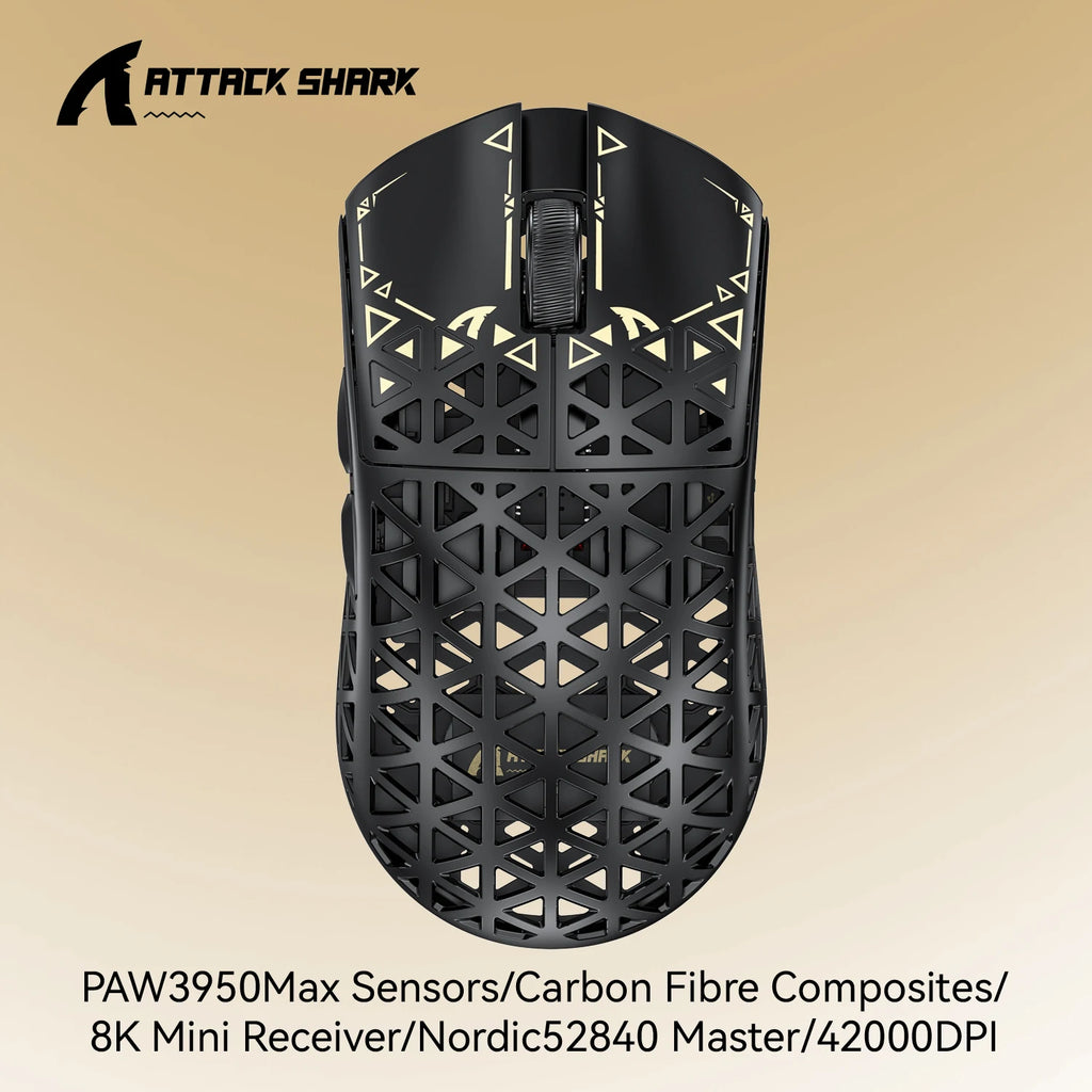Attack Shark R5 Ultra: Carbon Fiber 8K Gaming Mouse