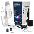 Haomuren White Series – Professional USB Studio Mic for Content Creators