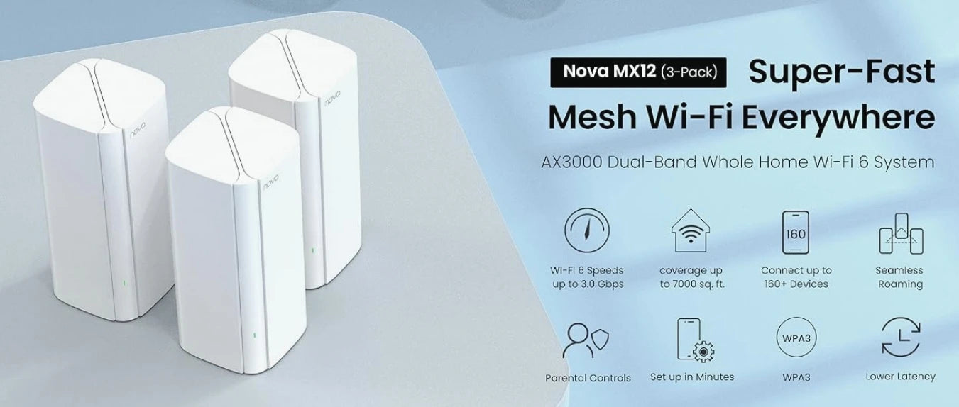 Tenda AX1500: Vertical WiFi 6 Smart Gigabit Router