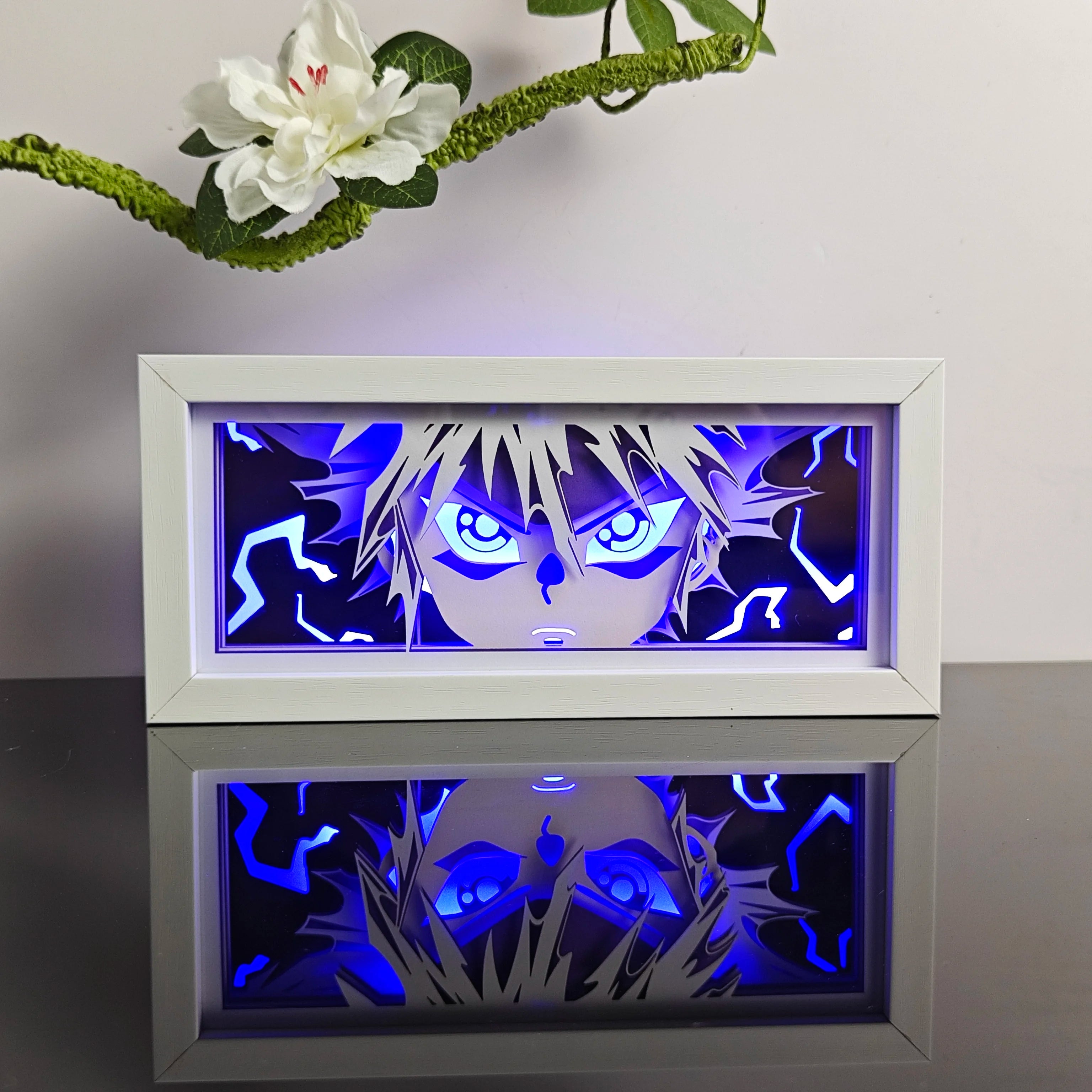 3D Anime Paper-Cut Shadow Lamp | Multi-Color Remote Night Light
