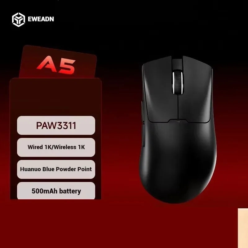EWEADN A5 Pro Ultra-Light | Sensor PAW3395 26K DPI & Tri-Mode
