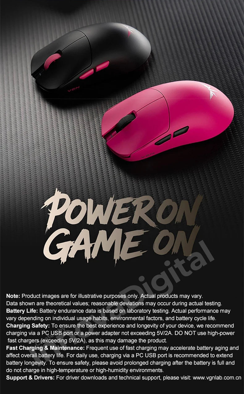VXE Dragonfly F2 Ultra: PAW3950 Flagship 8K Wireless Mouse