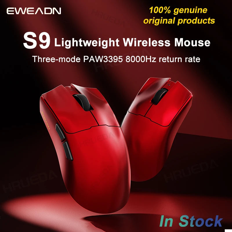 EWEADN S9 Pro: PAW3395 Professional Wireless Mouse 8K Hz