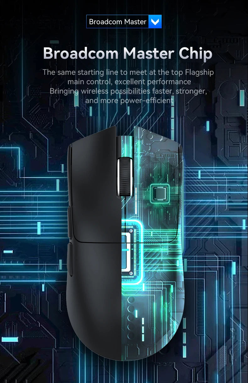 Attack Shark X11 – Wireless Gaming Mouse Series | 1K Hz & RGB Docking