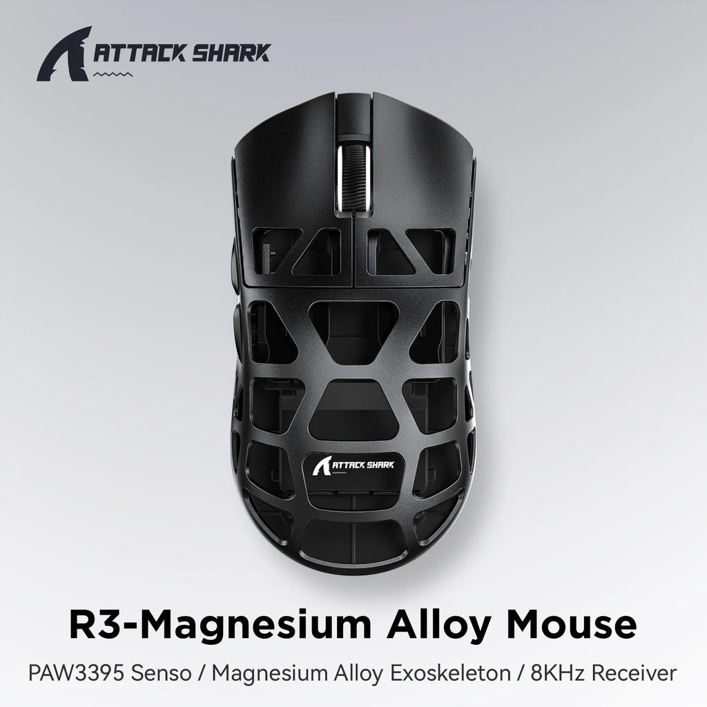 Attack Shark R3: Magnesium Series 8K Hz Wireless Mouse