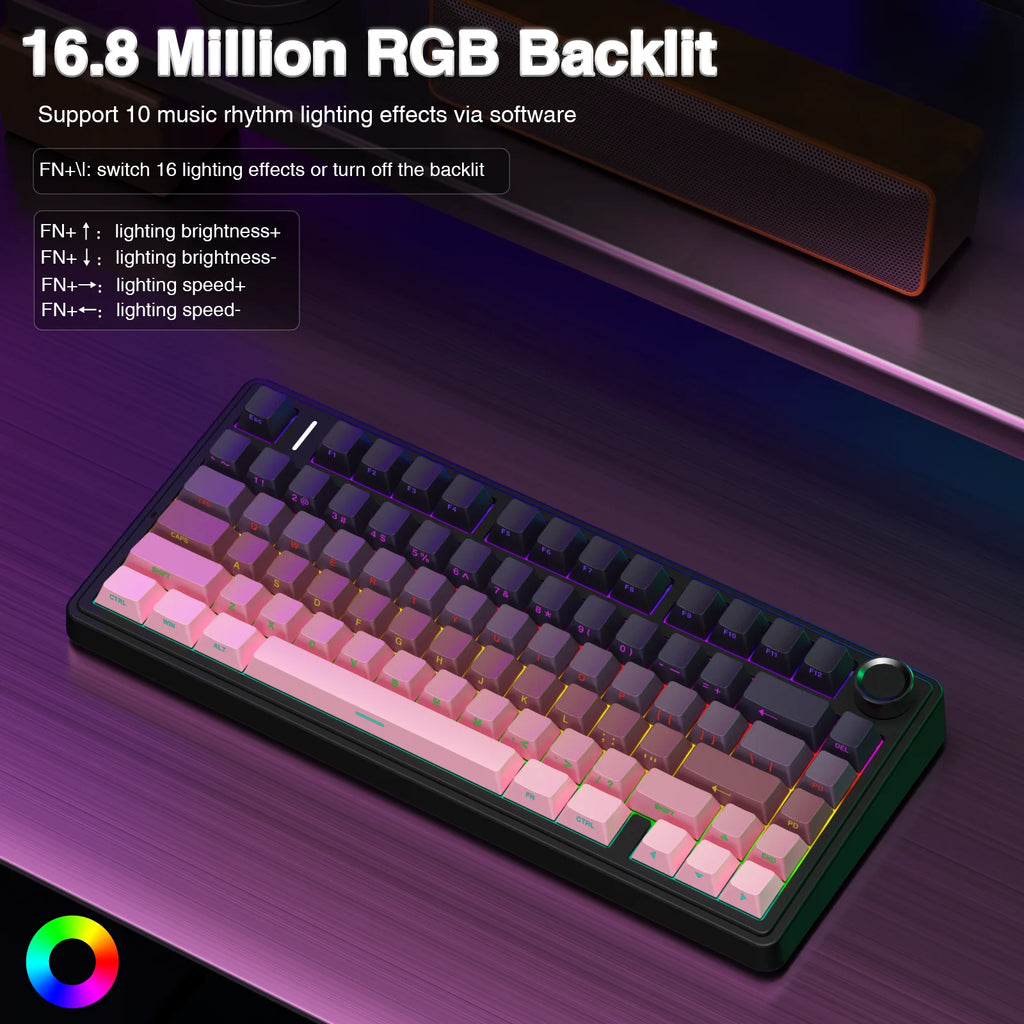 Aula F75 Pro Keyboard: Tri-Mode Gasket Mechanical Edition