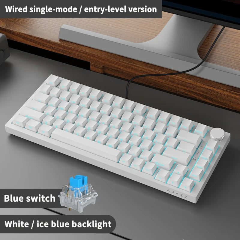 Ajazz AK820 Pro: 75% Mechanical Keyboard with TFT Smart Display