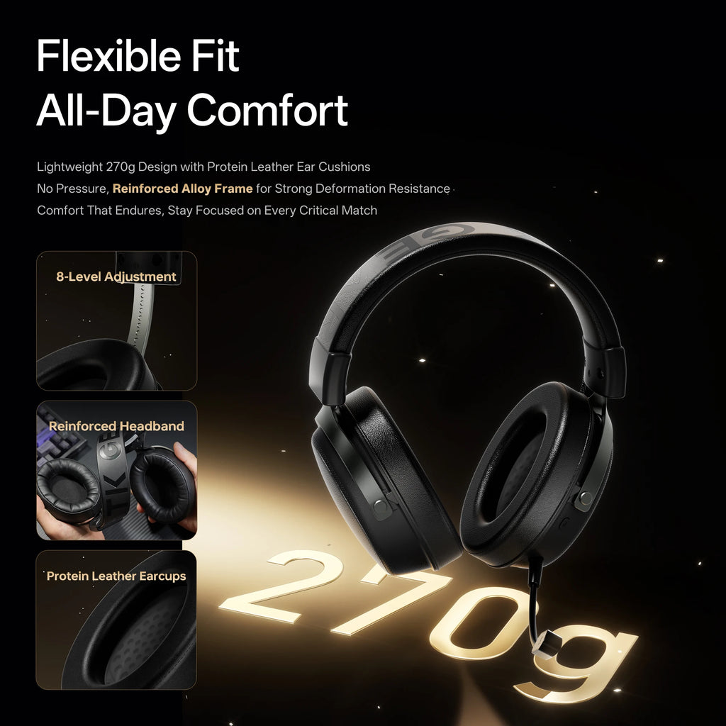 ATK N9 Pro/Ultra E-sports Edition: Low Latency 2.4GHz Wireless Headphone