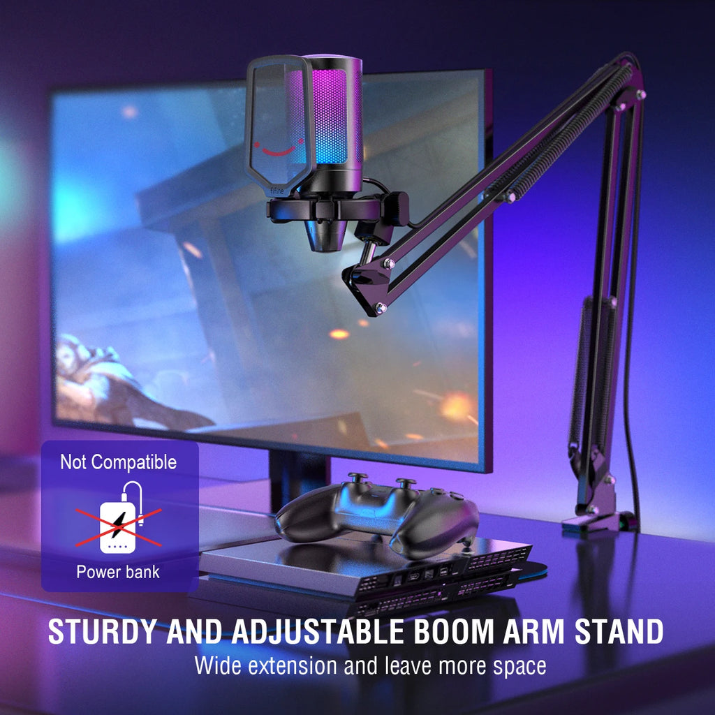 FIFINE A6T Professional USB Microphone Kit | Studio-Grade Streaming Series