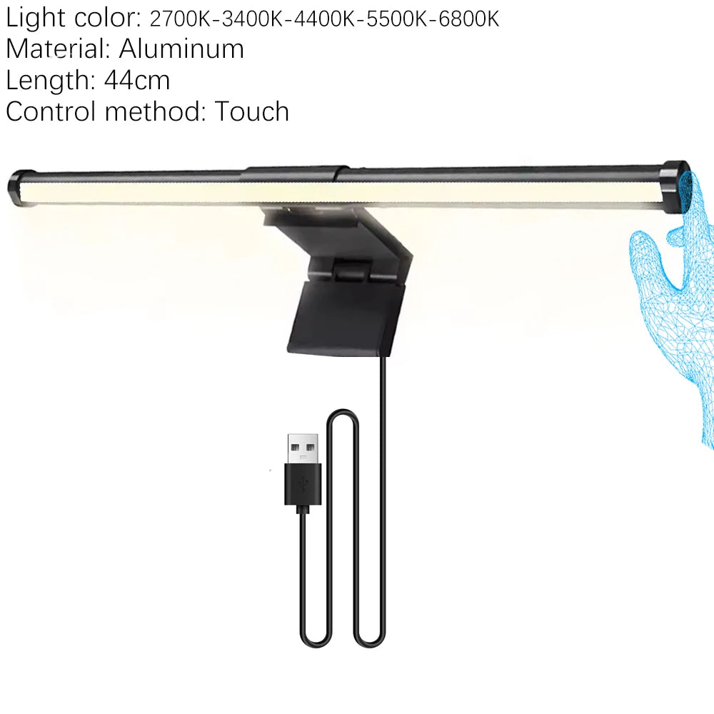 Lumina Pro: Dual-Source Monitor Light Bar with RGB Backlight