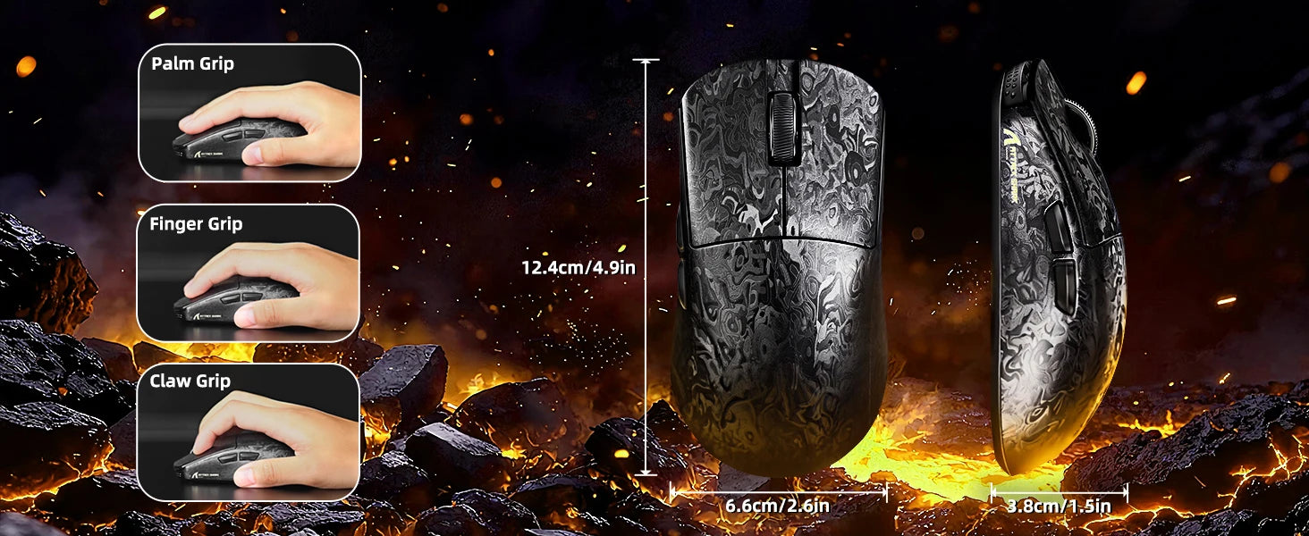 Attack Shark R11 Ultra: Carbon Fiber 8K Gaming Mouse
