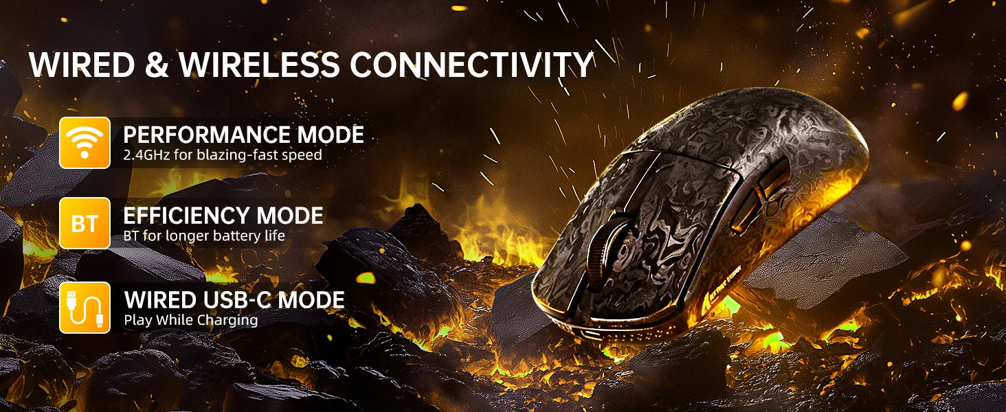 Attack Shark R11 Ultra: Carbon Fiber 8K Gaming Mouse