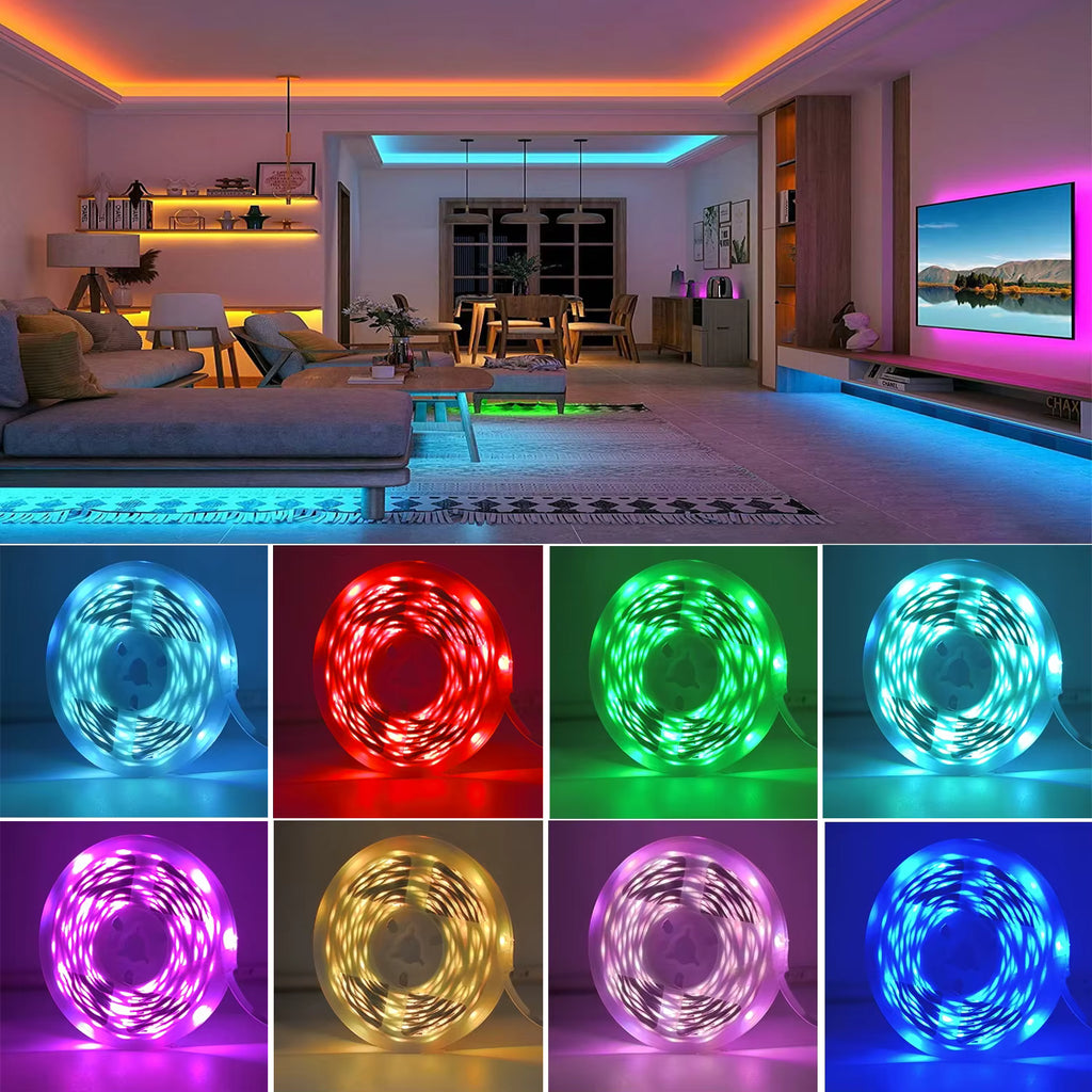 Smart LED Aura: Fita RGB com Controle via Aplicativo