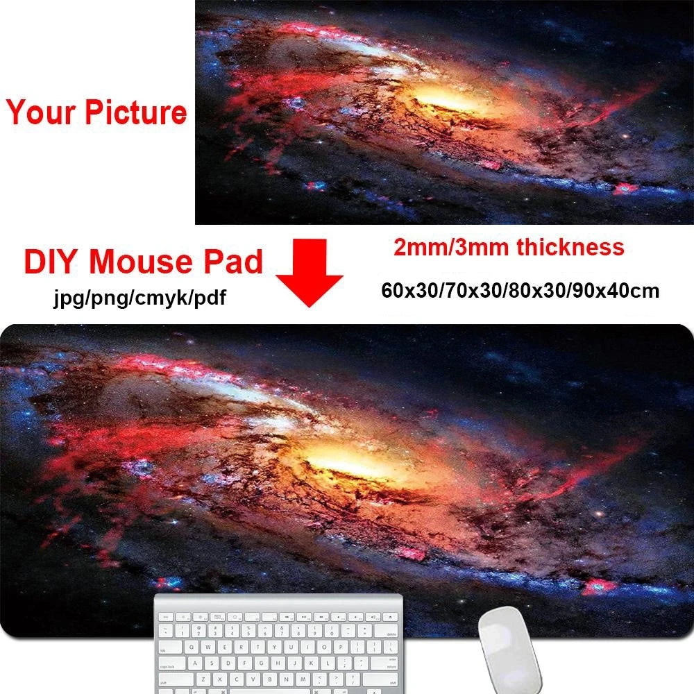 Blackout Edition XXL Mousepad – Ultra-Wide 90x40cm Gaming Carpet for PC