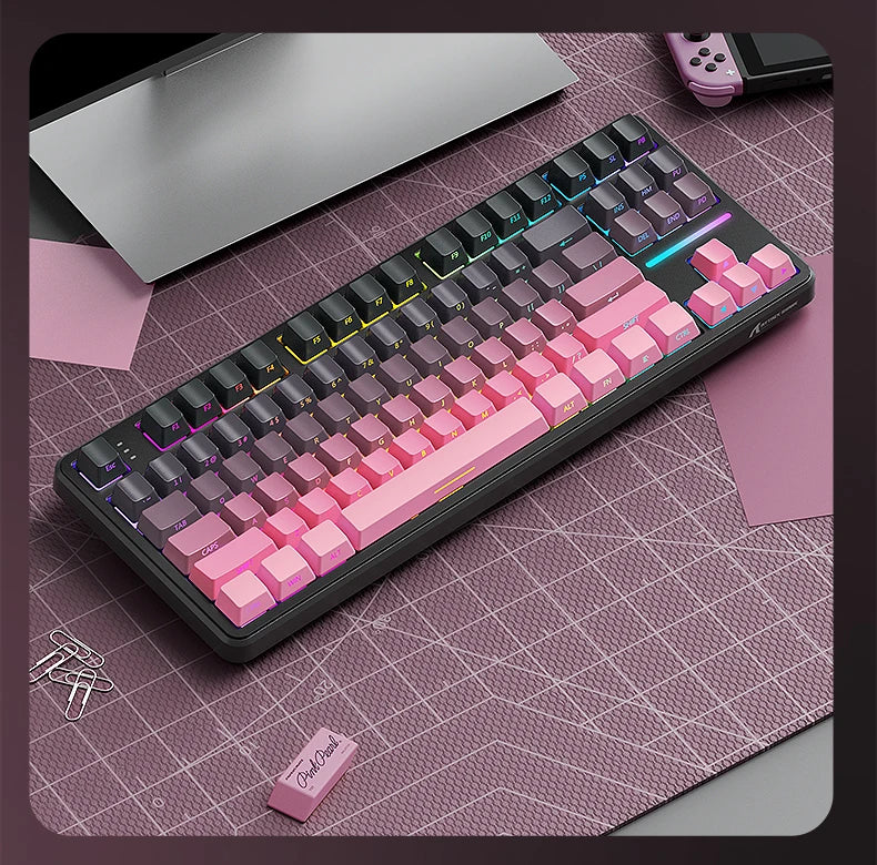 Attack Shark Keyboard X87: Tri-Mode Side-Lit Mechanical
