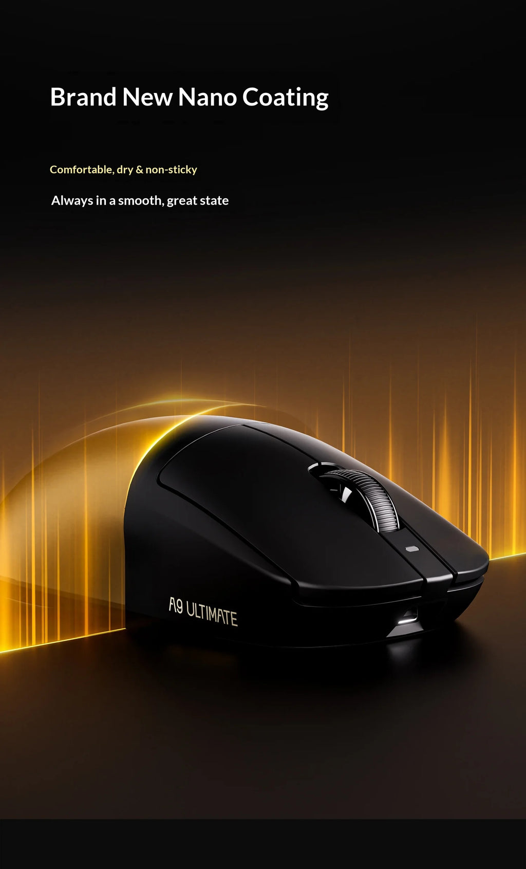 ATK Dragonfly A9 Ultimate: PAW3950 Ultra 8K Wireless Mouse