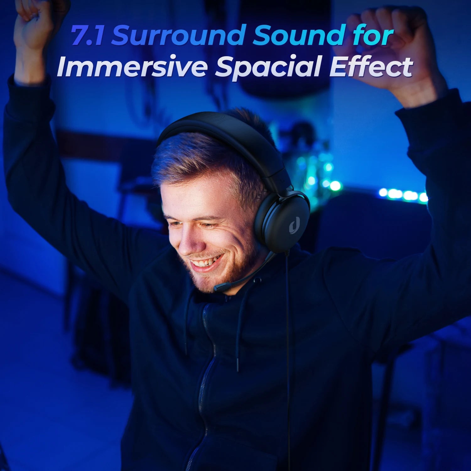 Pro-Elite 7.1 Surround Sound Gaming Headset | Noise-Cancelling Mic & RGB