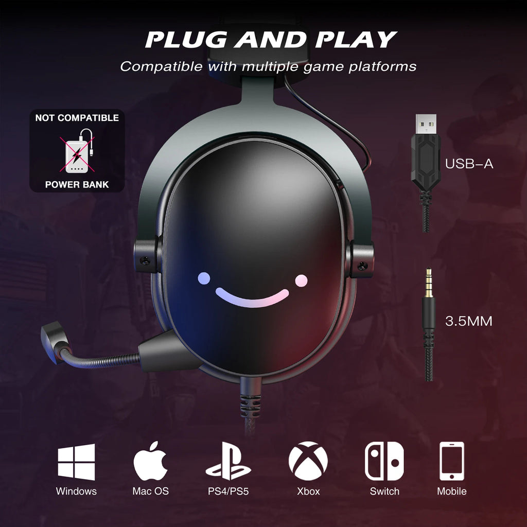 FIFINE H9 Professional Series | 7.1 Audio Headset with External Control Box