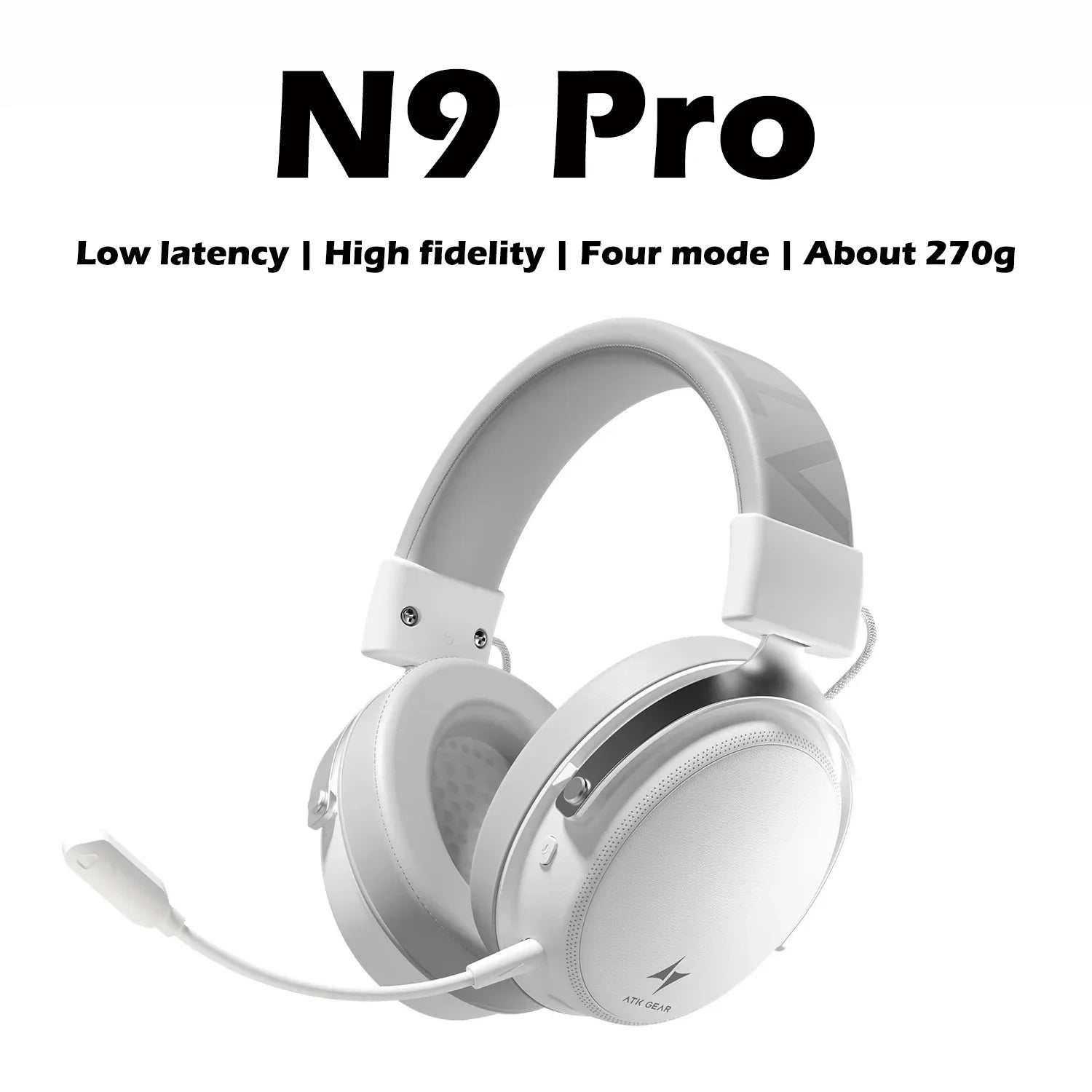 ATK N9 Pro/Ultra E-sports Edition: Low Latency 2.4GHz Wireless Headphone