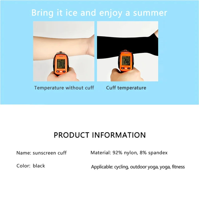 IceSilk Pro: High-Elasticity Cooling Arm Sleeves