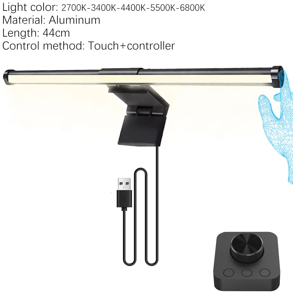 Lumina Pro: Dual-Source Monitor Light Bar with RGB Backlight