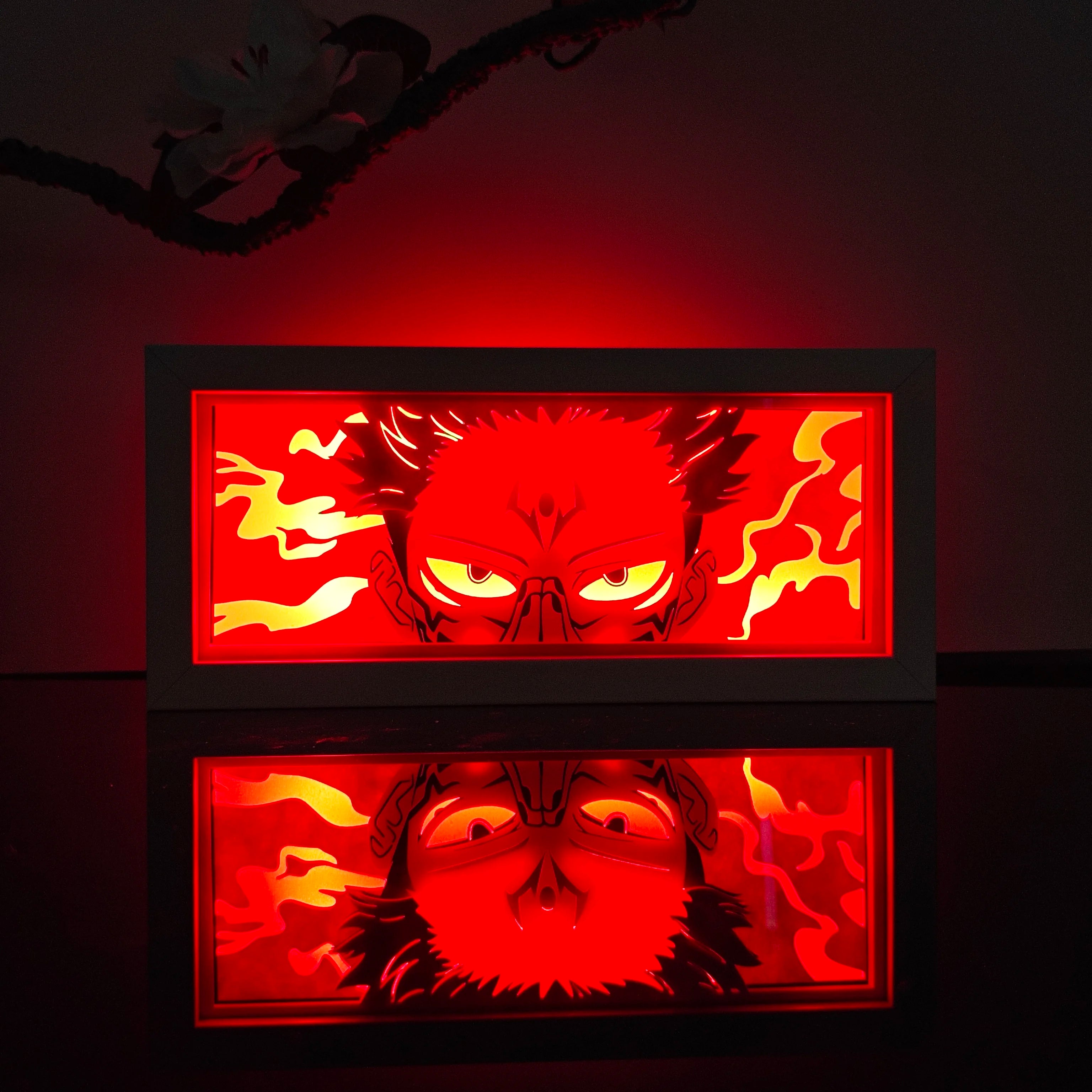 3D Anime Paper-Cut Shadow Lamp | Multi-Color Remote Night Light