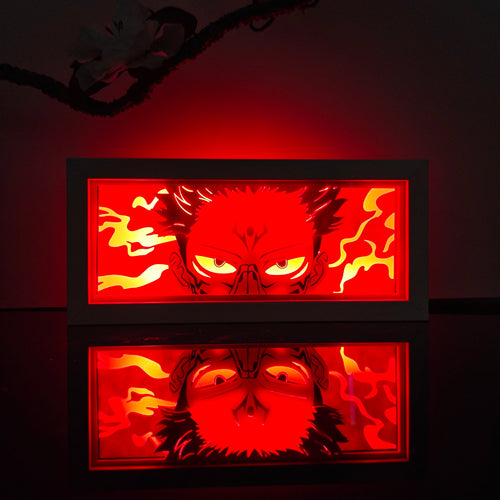 3D Anime Paper-Cut Shadow Lamp | Multi-Color Remote Night Light