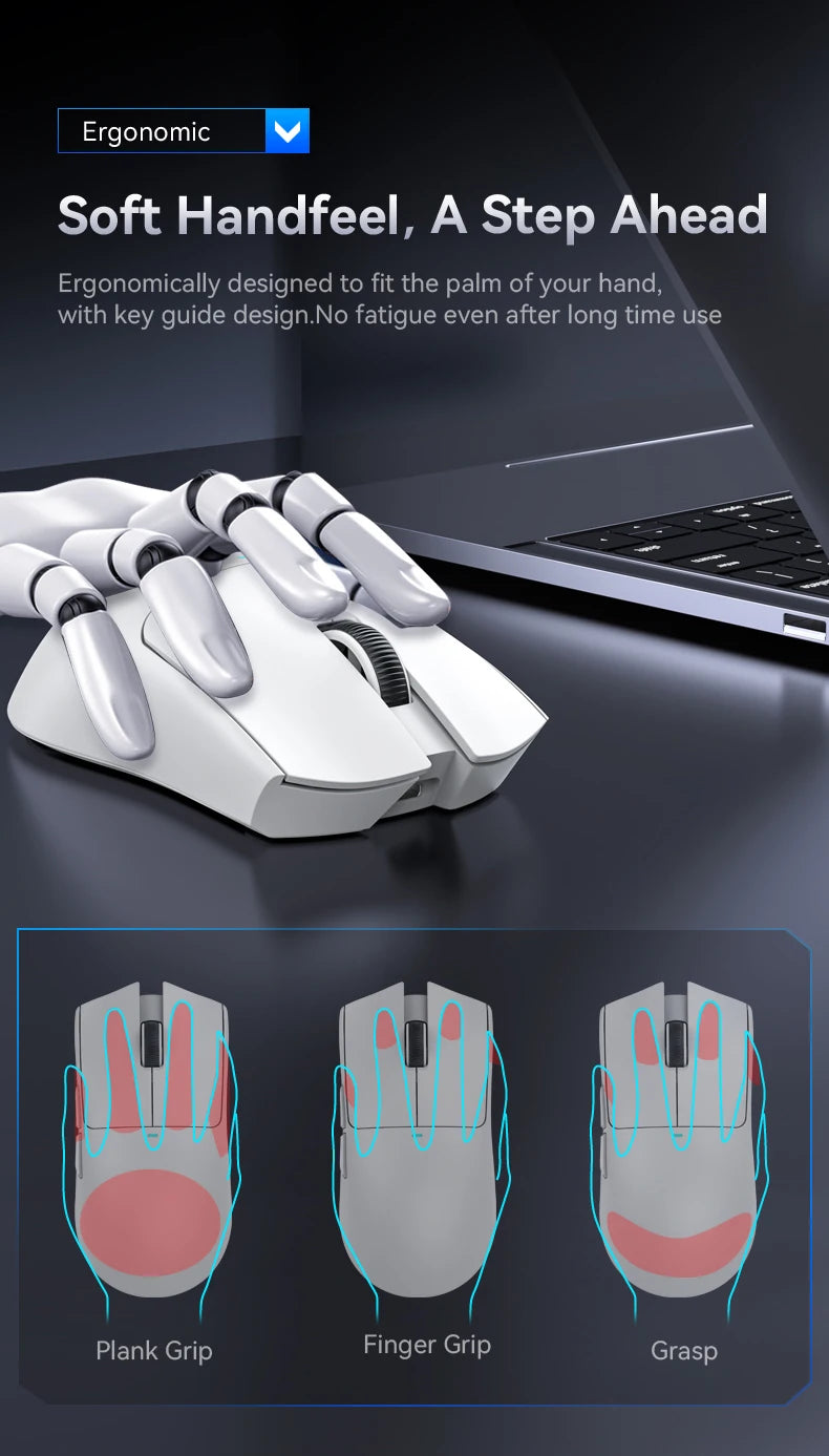 Attack Shark X11 – Wireless Gaming Mouse Series | 1K Hz & RGB Docking