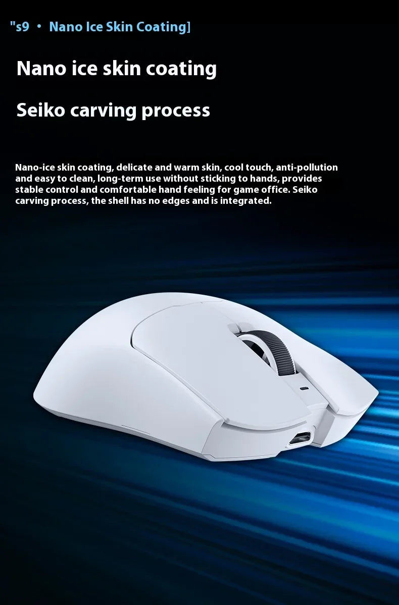 EWEADN S9 Pro: PAW3395 Professional Wireless Mouse 8K Hz