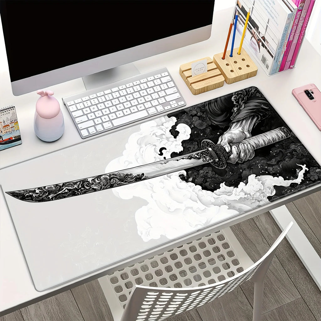 Katana Series Gaming Desk Mat – XXL Anti-Slip Keyboard & Mouse Pad