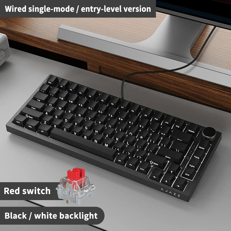 Ajazz AK820 Pro: 75% Mechanical Keyboard with TFT Smart Display