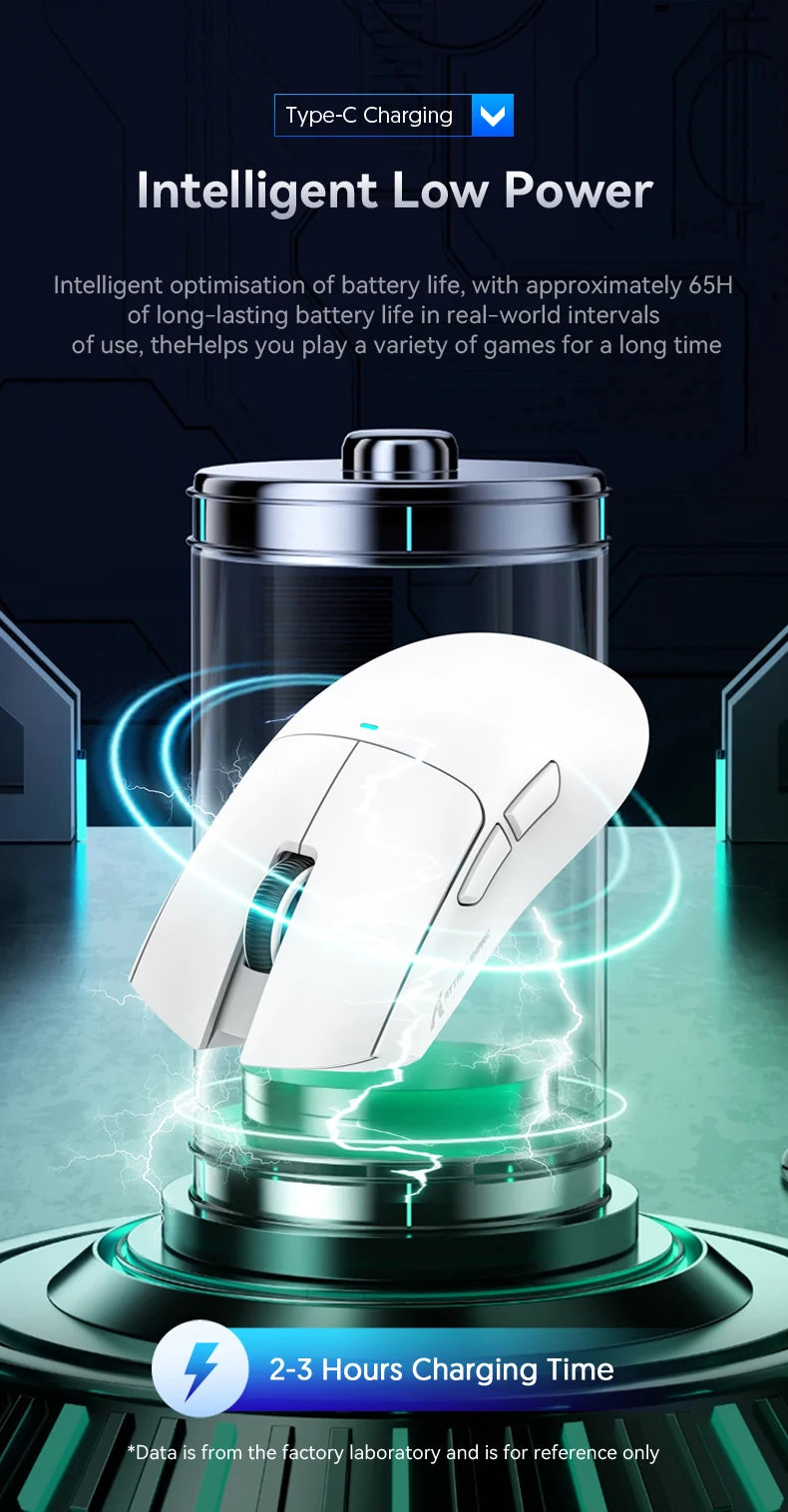 Attack Shark X11 – Wireless Gaming Mouse Series | 1K Hz & RGB Docking
