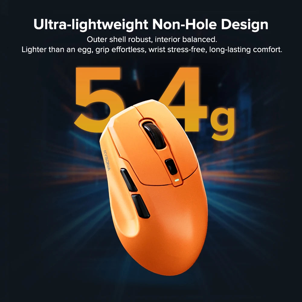 KYSONA Uranus PRO: PAW3395 8K Hz Performance Wireless Mouse
