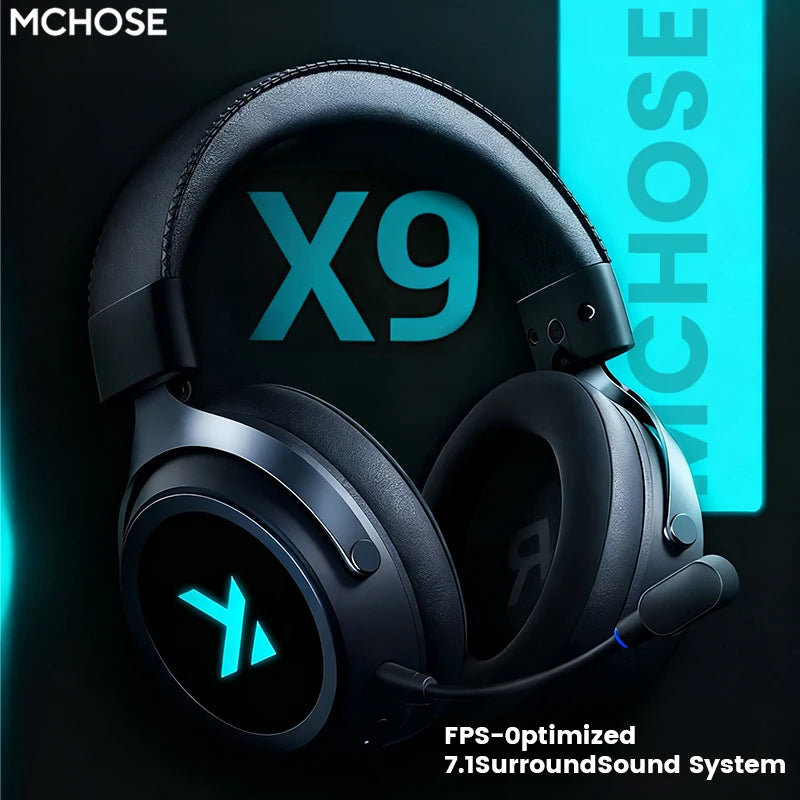 MCHOSE X9 E-sports Edition: 7.1 Surround Sound & Pro Noise Reduction